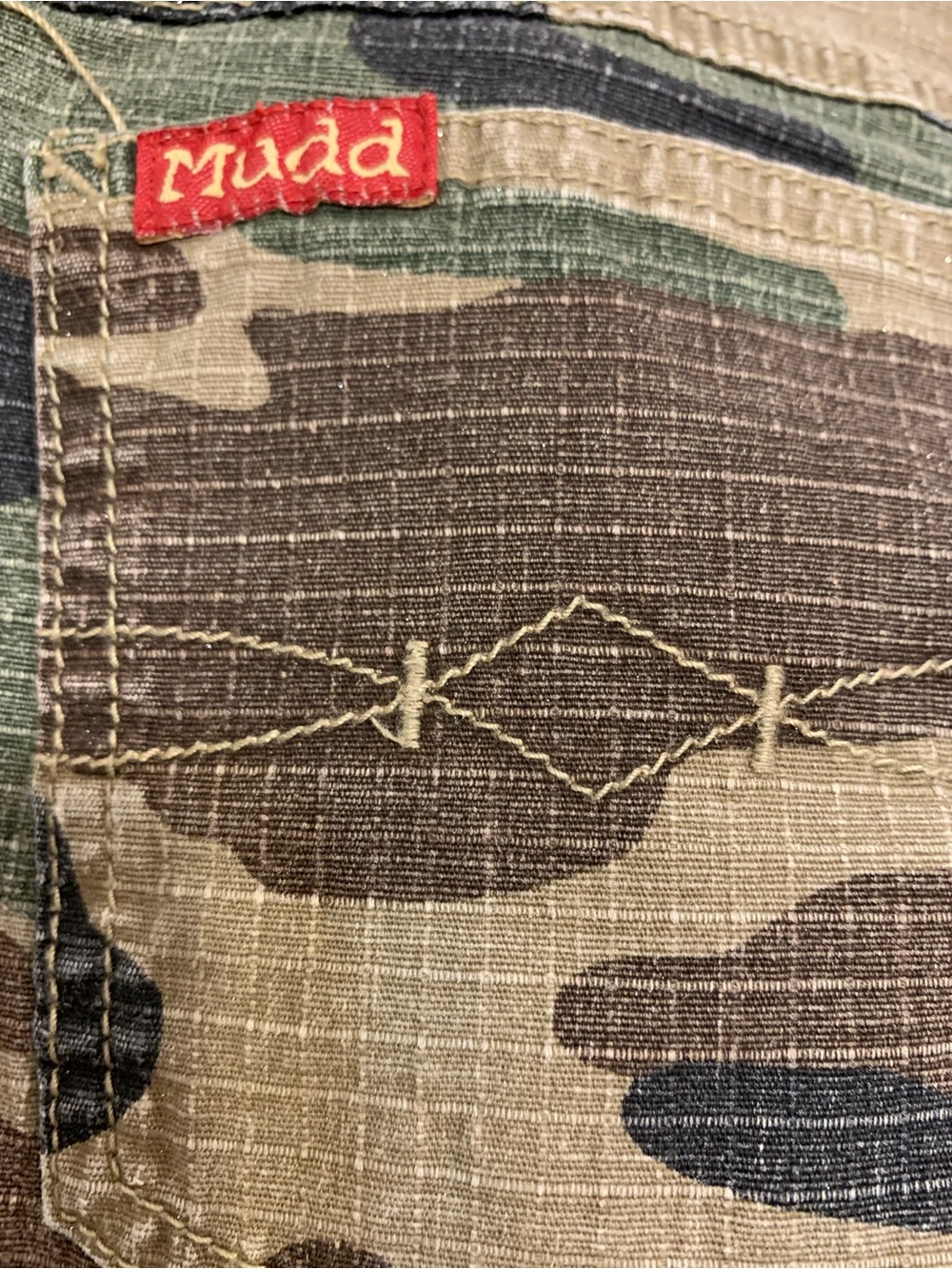 Y2K VTG Mudd Camouflage Flare Girls Size 7 Pants. 3795 - Picture 8 of 10